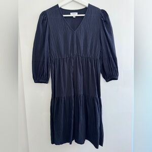 Hudson North Tier Mini Dress - Navy Size Small